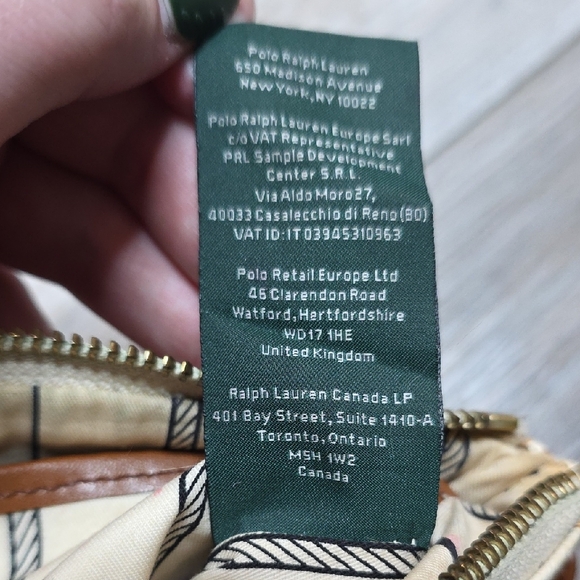 Ralph Lauren | 2014 Caldwell Belting, Equestrian Inspired Print Wristlet - Picture 5 of 11